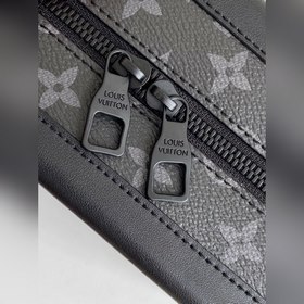 LV VIrgil мягкая сумка через плечо, модель M44730, черный с цвет