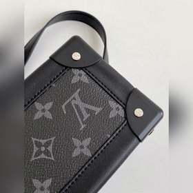 LV VIrgil мягкая сумка через плечо, модель M44730, черный с цвет