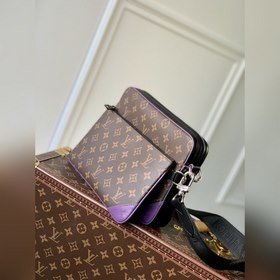 Почтовая сумка LV Trio Модель M46266 Старый шрифт/фиолетовый  Э