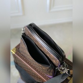 Почтовая сумка LV Trio Модель M46266 Старый шрифт/фиолетовый  Э