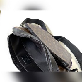 LV Trio почтовая сумка через плечо Изготовлена из ткани Monogram