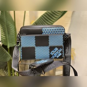 LV Модель M69443 Синяя сумка Trio с принтом Отражает модный дух