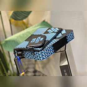 LV Модель M69443 Синяя сумка Trio с принтом Отражает модный дух