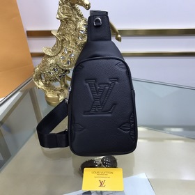 Мужская сумка LV из кожи бычка с тиснением, модель 66121-3 Эта с
