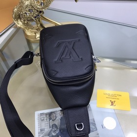 Мужская сумка LV из кожи бычка с тиснением, модель 66121-3 Эта с