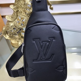 Мужская сумка LV из кожи бычка с тиснением, модель 66121-3 Эта с