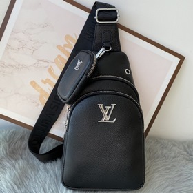 Новая мужская сумка LV Модель： L6095 Импортная кожа, превосходная