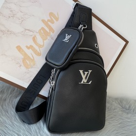 Новая мужская сумка LV Модель： L6095 Импортная кожа, превосходная
