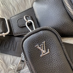 Новая мужская сумка LV Модель： L6095 Импортная кожа, превосходная
