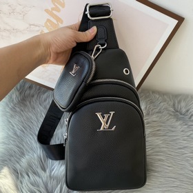 Новая мужская сумка LV Модель： L6095 Импортная кожа, превосходная