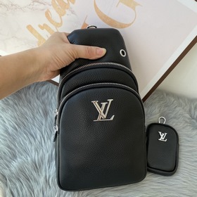 Новая мужская сумка LV Модель： L6095 Импортная кожа, превосходная