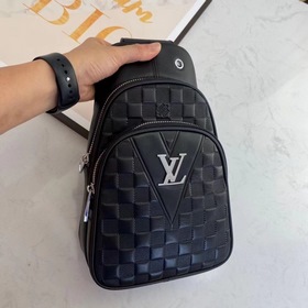 Мужская сумка LV из импортной телячьей кожи, модель 710 Изготовле