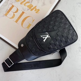 Мужская сумка LV из импортной телячьей кожи, модель 710 Изготовле