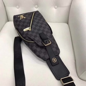 Мужская сумка LV из кожи первого слоя, модель 515-4 Изготовлена 