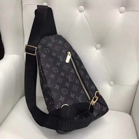 Мужская сумка LV из кожи первого слоя, модель 515-4 Изготовлена и