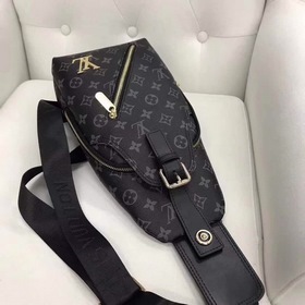 Мужская сумка LV из кожи первого слоя, модель 515-4 Изготовлена и
