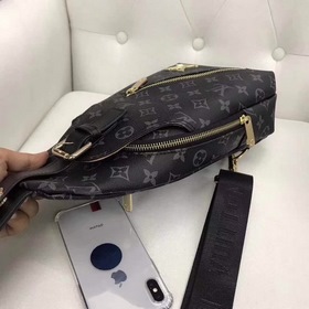 Мужская сумка LV из кожи первого слоя, модель 515-4 Изготовлена и