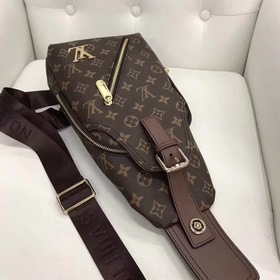 Мужская сумка LV из кожи первого слоя, модель 515-4 Изготовлена 