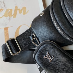 Новая мужская сумка LV из кожи, модель： L6095 Импортная кожа, пре