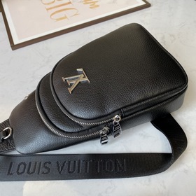 Новая мужская сумка LV из кожи, модель： L6095 Импортная кожа, пре