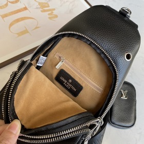 Новая мужская сумка LV из кожи, модель： L6095 Импортная кожа, пре