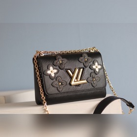 Средняя сумка LV Twist Denim   Сумка среднего размера Flower Ti