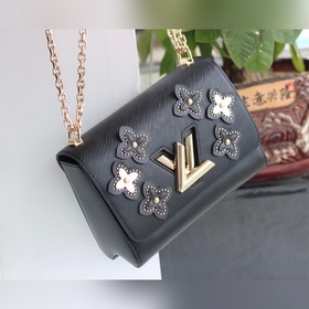 Средняя сумка LV Twist Denim   Сумка среднего размера Flower Ti
