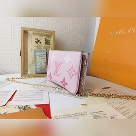 LV Модель M69203 Сумка на цепочке с тиснением и шелкографией Эта 