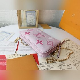 LV Модель M69203 Сумка на цепочке с тиснением и шелкографией Эта 