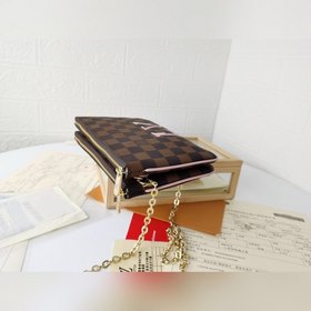 LV Модель M69203 Сумка на цепочке с шелкографией Эта сумка Double