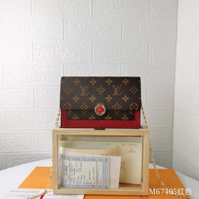 LV Модель M67405 Кошелек FLORE с цепочкой Этот кошелек на цепочке