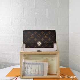 LV Модель M67405 Кошелек FLORE с цепочкой Этот кошелек на цепочке