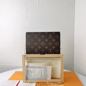 LV Модель M67405 Кошелек FLORE с цепочкой Этот кошелек на цепочке