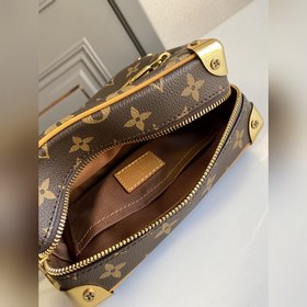 LV Модель M68906 MINI SOFT TRUNK сумка на цепочке Культовый принт