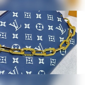LV Джинсовый синий Модель M57782 57790 Coussin Маленькая сумка Су