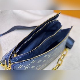 LV Джинсовый синий Модель M57782 57790 Coussin Маленькая сумка Су