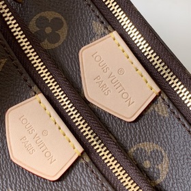 LV Модель M44813 Зеленая сумка с цепочкой через плечо Кожа являет