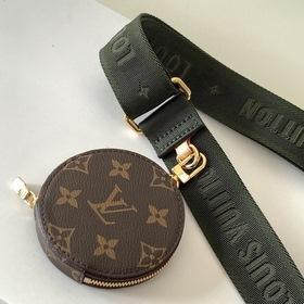 LV Модель M44813 Зеленая сумка с цепочкой через плечо Кожа являет