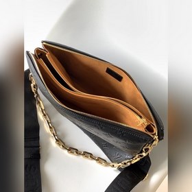 LV Модель M57783 Черная сумка Coussin среднего размера с одним пл