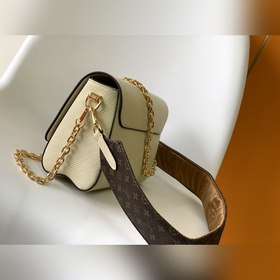 Средняя сумка LV Twist через плечо Модель M59018 M59016 Средняя с