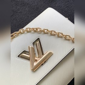 Средняя сумка LV Twist через плечо Модель M59018 M59016 Средняя с