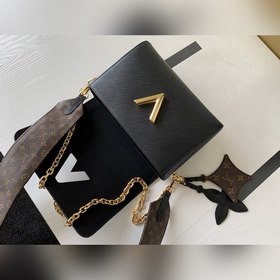 Средняя сумка LV Twist через плечо, модель M59018 M59016 Средняя 