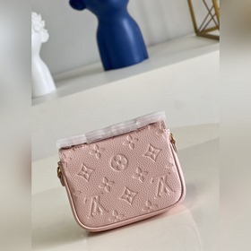 LV Micro Métis Почтовая сумка с цепочкой, модель M81390, розовая 