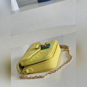 LV Micro Métis Почтовая сумка с цепочкой Модель M81390 Желтый С