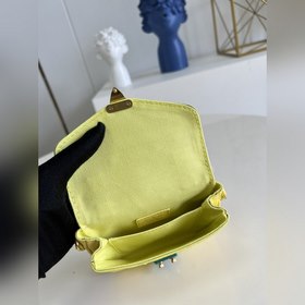 LV Micro Métis Почтовая сумка с цепочкой Модель M81390 Желтый С