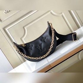 Сумка LV Over The Moon, модель M59799, черная Сумка Over The Moon