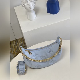 LV  Over The Moon Сумка-луна Сумка под мышку Модель M59825 Синя