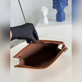 LV Сумка с плетеным цепочкой из рафиа Модель M81366 коричневая С