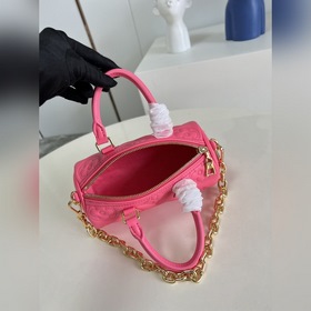 Сумка LV Papillon BB, модель 59826, розовая Сумка Papillon BB им