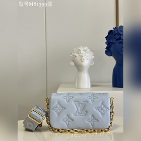 Сумка LV Wallet on Strap Модель M81399 Синяя Эта сумка Wallet o